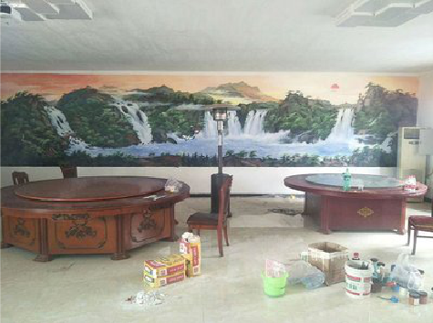  卫辉墙绘-写实风景