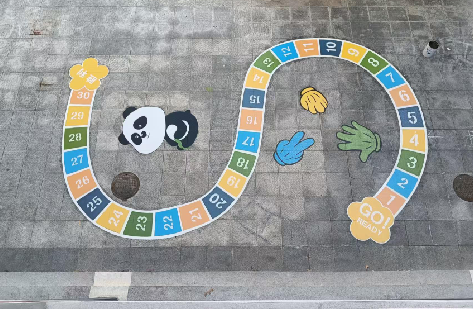  卫辉地面游戏彩绘