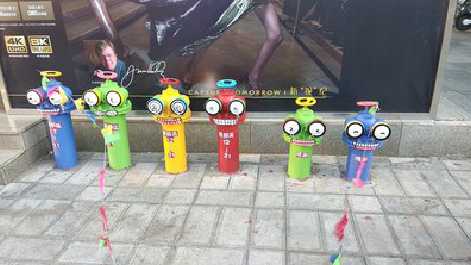  卫辉商业区彩绘