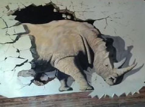  卫辉在墙绘中，如何绘制3D效果？