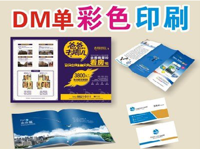  卫辉单页印刷，色彩搭配简单。