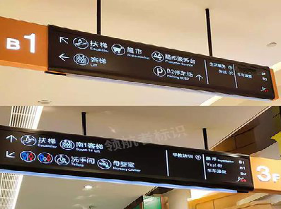  卫辉如何通过商场标识牌引导客流分布？